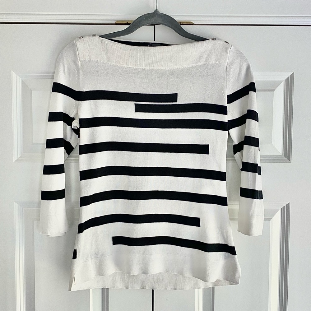 The Limited White with Black Stripe boat n…
